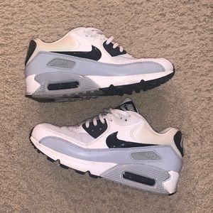 Nike: Air Max 90 - White, Black & Grey, Women’s Size 6.5